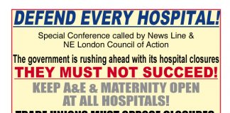 TODAY – April 6 – Defend every hospital  conference