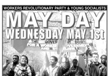 Today – May Day March And Rally