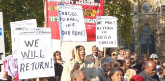 Chagos Islanders lobbied the House of Lords in 2008 over their right of return to the islands from which they were driven