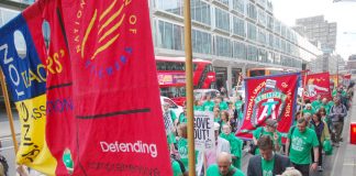 ‘This government is all about vilifying Teachers' NUT LEADER CHRISTINE BLOWER TELLS RALLY