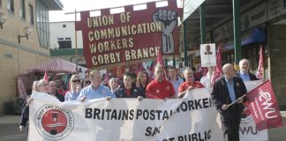 Postal workers fighting against privatisation under the Blair/Brown government, so far there has been no battle against the Tory-led Coalition