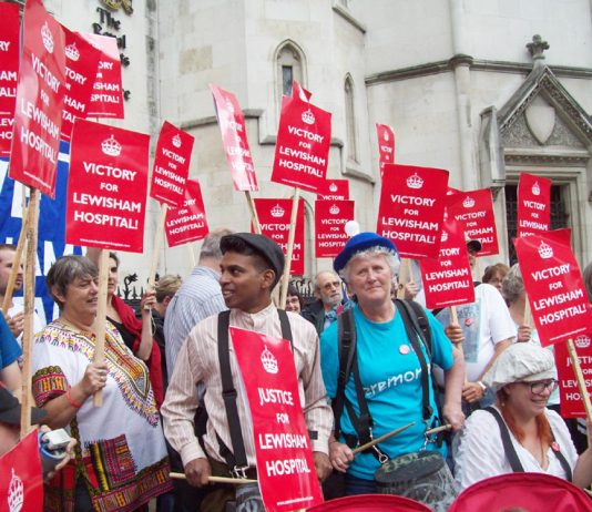 The campaign to keep Lewisham open is part of the struggle to defeat the privatisation of the NHS which was begun under Labour and is being carried on under the Tories
