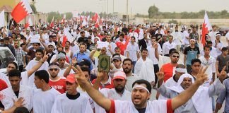 Thousands marching for basic democratic rights in Bahrain