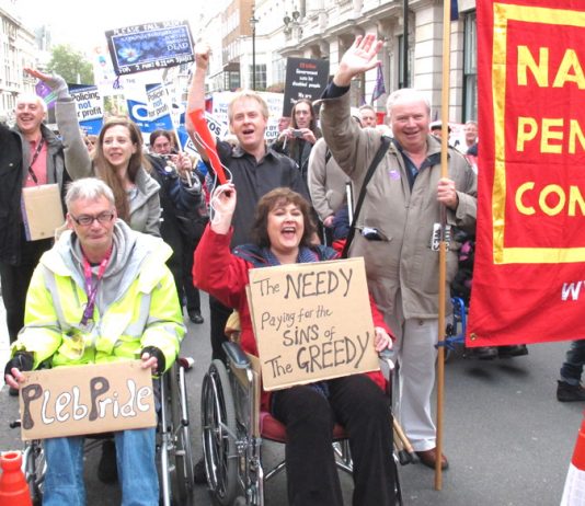 The raising of the pension age hits the most needy says the TUC