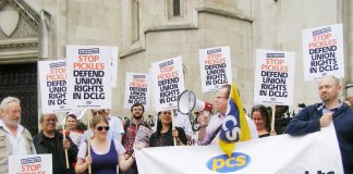 PCS members say they are on the front line in fight against ‘union bashing’