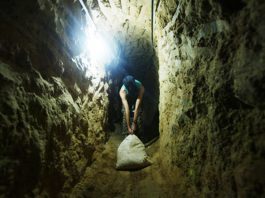 Tunnels in Gaza are being destroyed by the Egyptian army
