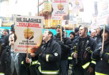 Firefighters are determined to defend the fire service from a government that is determined to cut it to pieces