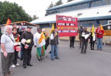 The North East London Council of Action lobbied the Barnet Care Commissioning Group meeting demanding that Chase Farm must not close