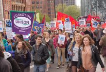 Young workers marching in London to defend the NHS on May 18 – are part of the movement of millions of workers who are ready to take action to defend their wages and jobs