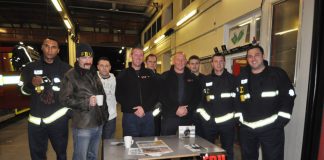 Pickets at Chelsea Fire Station on November 1st – they will be marching out at 10.00am today