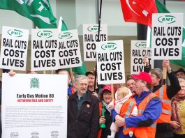RMT lobby of parliament over rail safety