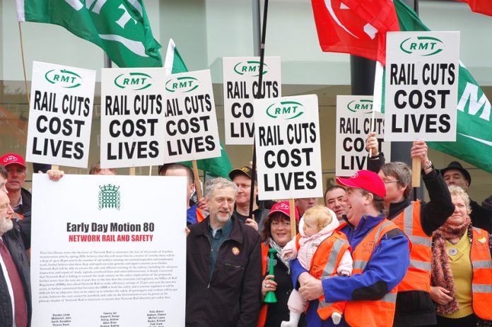 RMT lobby of parliament over rail safety
