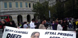 Pauline Campbell (left) campaigned against deaths in Prison after her own daughter died in January 2003