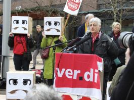 Amazon workers in the ver.di trade union in Germany are campaigning for better wages and conditions