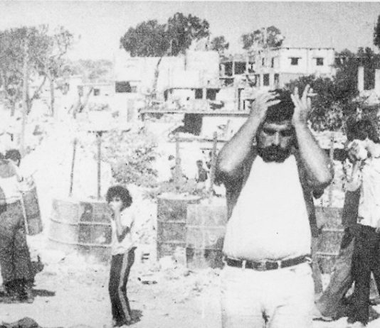 Residents of Shatila camp massacred after the Israeli army entered Beirut