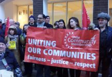 Yesterday afternoon’s angry protest against the Channel 4 programme ‘Benefits Street’ insisting that it be taken off the air