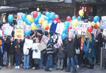 Parents have been battling against attempts to foist academies on schools for the past two years. Picture shows a Haringey march against forced academies in January 2012