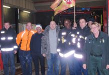 Kentish Town firefighters in their recent strike action – the battle against cuts and closures is taking place all over the country