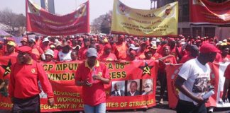 NUMSA workers taking strike action