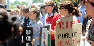 Queensland Nurses Union fighting against job and funding cuts