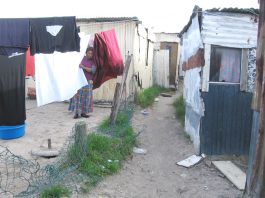 Living conditions for workers in the townships