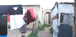 Living conditions for workers in the townships