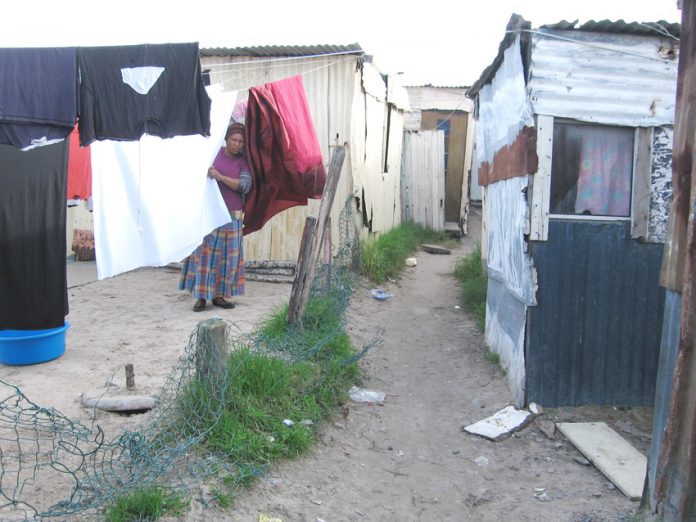 Living conditions for workers in the townships