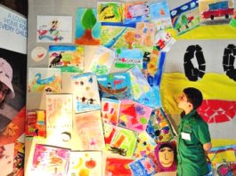 Syrian children expressed their hopes and vision for the future in the ‘Little Dreams’ art exhibition