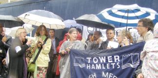 BMA members demonstrate during their national strike in June 2012