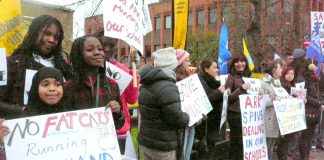 Copland School in Wembley, London – parents, teachers and pupils are determined not to be forced into an academy
