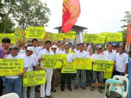 Sacked Citra Mina seafood workers’ demonstration demanding reinstatement