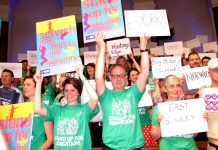 Teachers at the NUT confrence demand Gove’s resignation