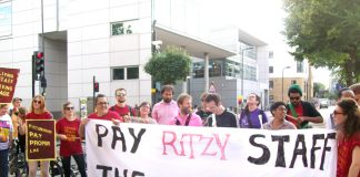 Ritzy cinema workers striking for a living wage