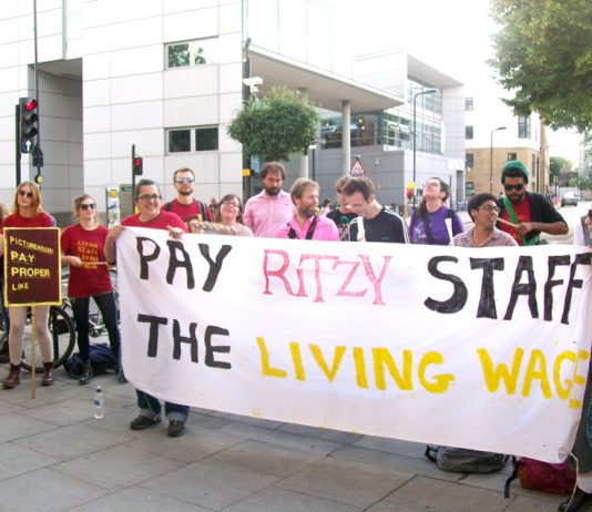 Ritzy cinema workers striking for a living wage