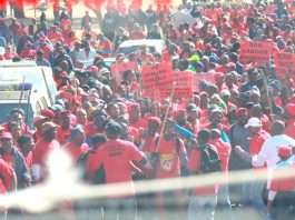 200,000 NUMSA members downed tools on July 1st demanding a double-digit pay rise