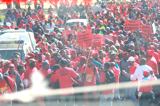 200,000 NUMSA members downed tools on July 1st demanding a double-digit pay rise