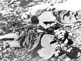 After the Deir Yassin massacre Palestinians were forced to flee into exile