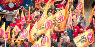 Firefighters are defending their pensions, jobs and fire stations all over the country