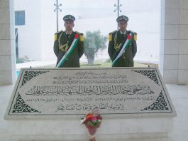 Yasser Arafat’s tomb in Ramallah