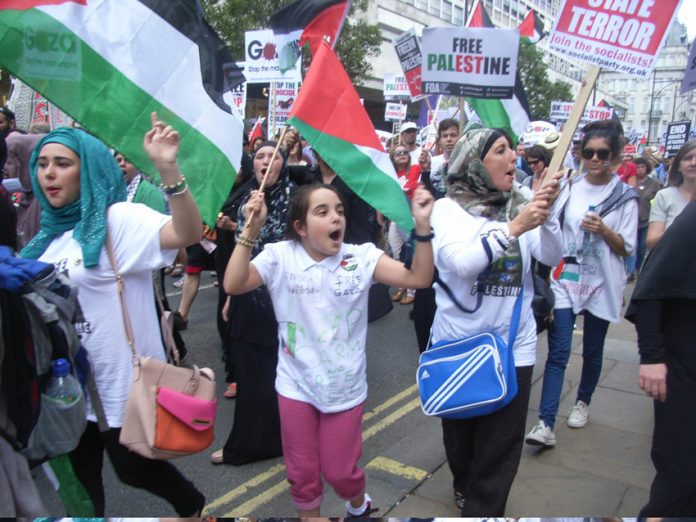 Demonstration in London against Israel’s 51-day war on Gaza