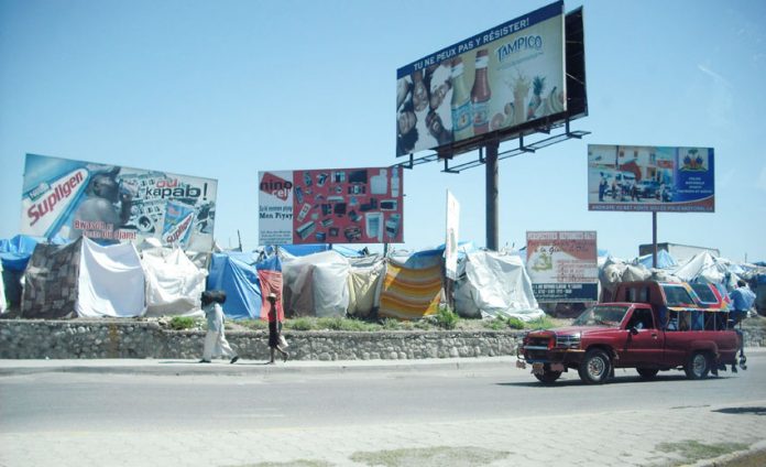 Thousands of Haitians are still living in tents after the earthquake of 2010