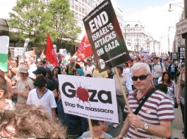 Hundreds of thousands marched for Palestine in the UK during Israel’s 51-day war while the House of Commons voted to urge recognition of Palestine