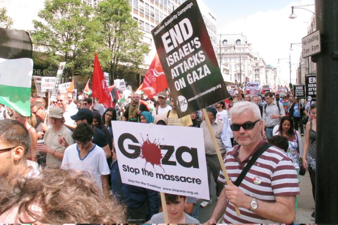 Hundreds of thousands marched for Palestine in the UK during Israel’s 51-day war while the House of Commons voted to urge recognition of Palestine