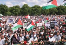 Hundreds of thousands rallied in London during Israel’s 51-day blitz of the Gaza Strip. They will be very angry at the UK’s abstention on the UN vote