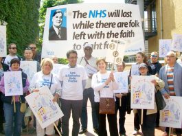Tower Hamlets march to stop the closure and sell-off of GP surgeries