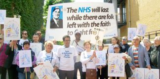 Tower Hamlets march to stop the closure and sell-off of GP surgeries
