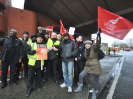 Westbourne Park pickets enthusiastic and confident of winning their struggle