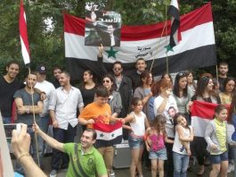 ‘The United States wants to use Russia against Syria!’ – says Syria’s President Assad Syrians show their support for President Assad at a demonstration in London