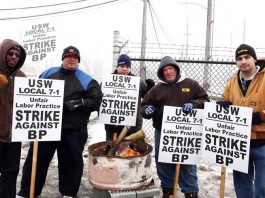 USW members at BP’s Husky refinery in Toledo, Ohio, have joined the oil workers’ strike