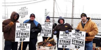 USW members at BP’s Husky refinery in Toledo, Ohio, have joined the oil workers’ strike